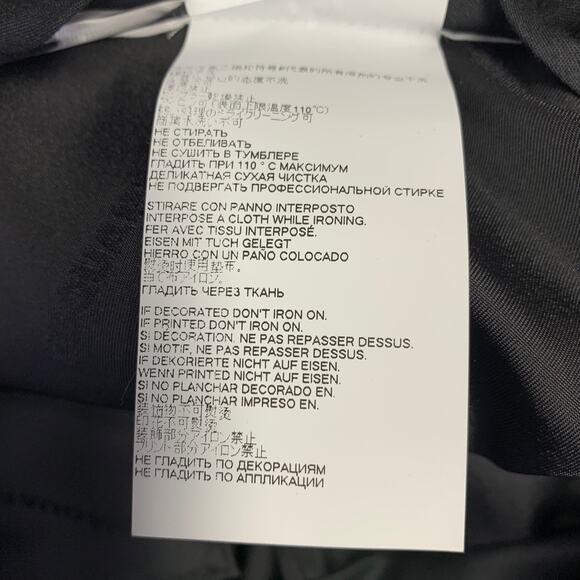 DSQUARED2 Size 34 Black Wool Silk Flat Front Dress Pants - Picture 6 of 8